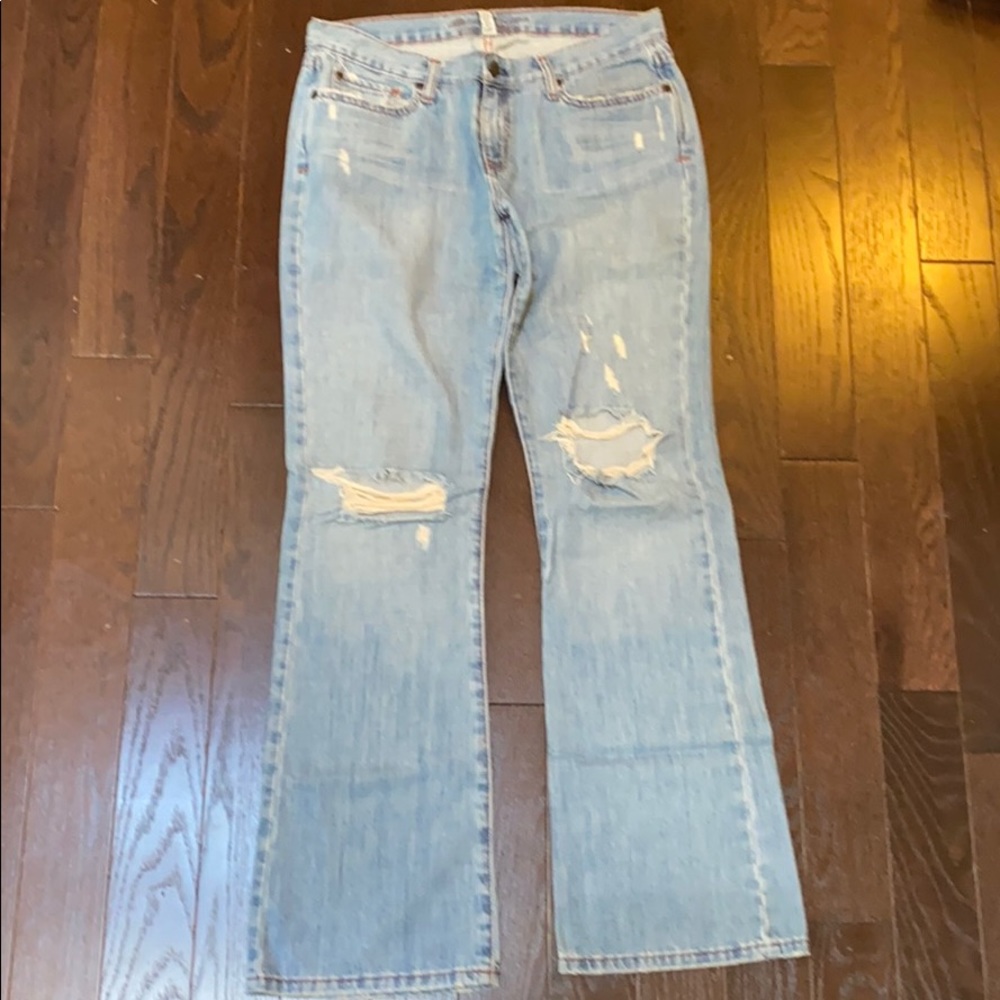 Abercrombie and Fitch distressed jeans, size 8R